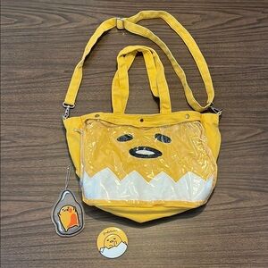 Sanrio Gudetama Shoulder Bag Ai-Tata Bag Comic Con 2017 San Diego